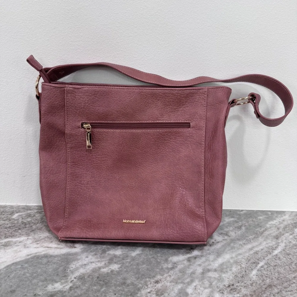 Montana West Vegan Leather Hobo Shoulder Bag/ Crossbody